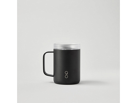Ocean Bottle дорожная кружка-термос объемом 350 мл - Черный - рис 2.