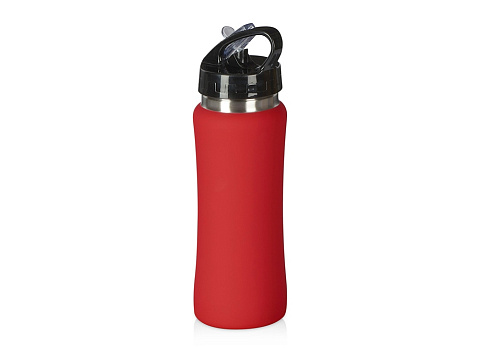 Подарочный набор с бутылкой для воды и повербанком С2, 10000 mAh, красный - рис 3.