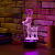 3D лампа Оленёнок - миниатюра
