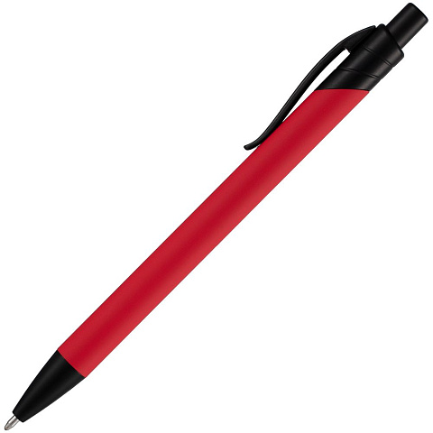 Ручка шариковая Undertone Black Soft Touch, красная - рис 3.