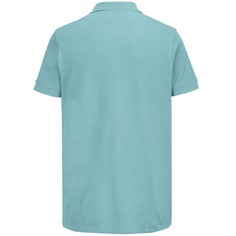 Рубашка поло унисекс Pacific, голубая (морская волна) - рис 3.