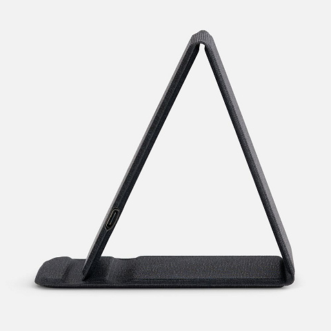 Подставка для смартфона с беспроводной зарядкой Kickstand, серая - рис 6.