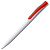 Ручка шариковая Pin, белая с красным - миниатюра - рис 2.