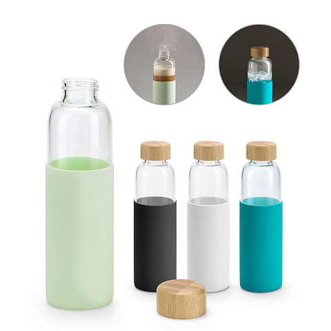 Бутылка для воды Dakar, прозрачная с зеленым - рис 5.
