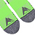 Набор из 3 пар спортивных мужских носков Monterno Sport, фиолетовый, зеленый и оранжевый - миниатюра - рис 6.