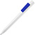 Ручка шариковая Swiper SQ, белая с синим - миниатюра
