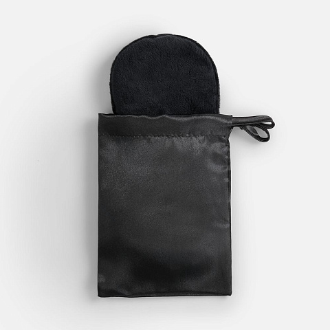 Двухстороняя маска для сна Veluto, черная - рис 4.