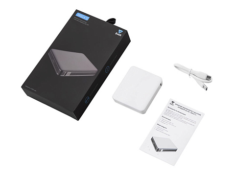 Внешний аккумулятор Brick 5 с быстрой зарядкой PD, 5000 мАч, белый - рис 7.