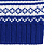 Новогодняя шапка Теплая зима (синий) - миниатюра - рис 3.