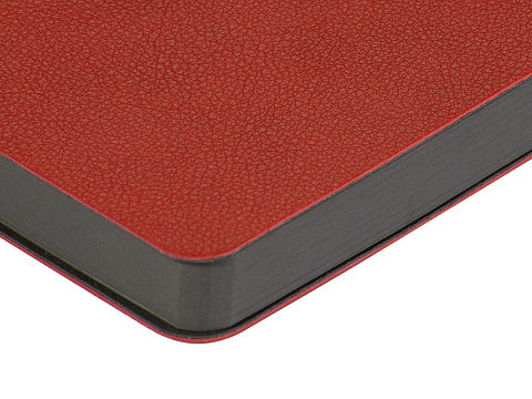 Ежедневник А5 датированный Boston 2026, красный с серым обрезом - рис 4.