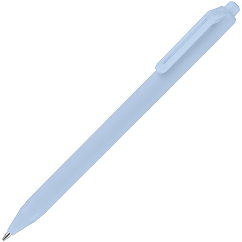 Ручка шариковая Cursive Soft Touch, голубая - рис 2.