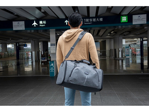 Универсальная дорожная сумка Tourister, серый - рис 17.