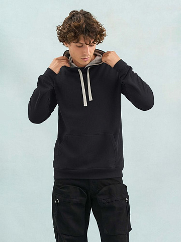 Худи унисекс Cameron, черное с красным - рис 6.