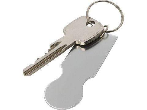 Rhea брелок в виде корзины для покупок, серебряный - рис 4.