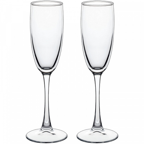 Новогодний набор с бокалами для шампанского - рис 2.