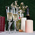 Набор бокалов для шампанского Кристаллы (2 шт) - миниатюра