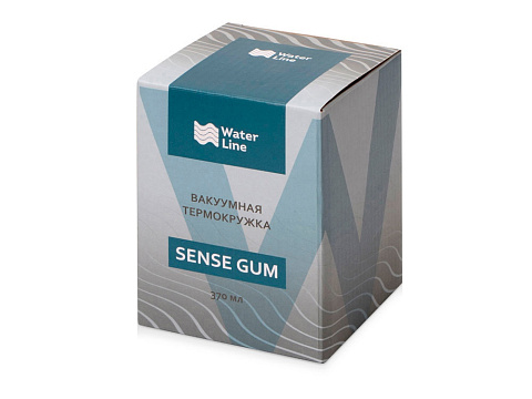 Термокружка Sense Gum, soft-touch, непротекаемая крышка, 370мл, красный - рис 7.