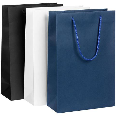 Пакет бумажный Waski M, черный - рис 4.