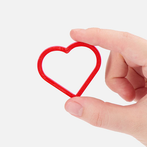 Подвеска Contour, 3D-печать на заказ, сердце - рис 3.