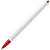 Ручка шариковая Tick, белая с красным - миниатюра - рис 4.