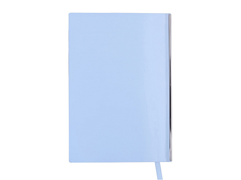 Блокнот А5 Scribe, гибкая обложка, 96 листов 80 гр/м2, голубой - рис 3.