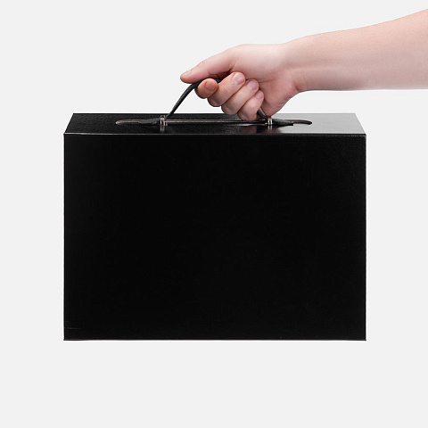 Коробка складная Holdfold, M, черная - рис 6.