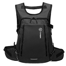 Рюкзак TORBER Mobi, черный, полиэстер 900D с PU покрытием, 45 х 32 х 20 см