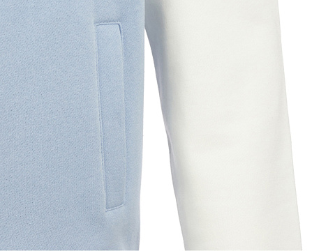 Бомбер Oxford, небесно-голубой/молочный, унисекс - рис 7.