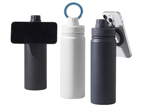 Вакуумная термобутылка с magsafe-держателем INSIDER, 600 мл, синий - рис 15.