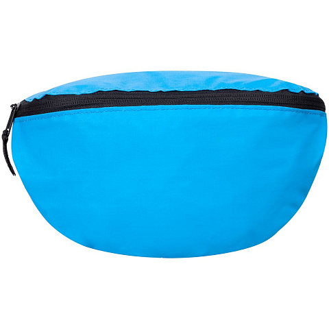 Поясная сумка Manifest Color из светоотражающей ткани, синяя - рис 3.
