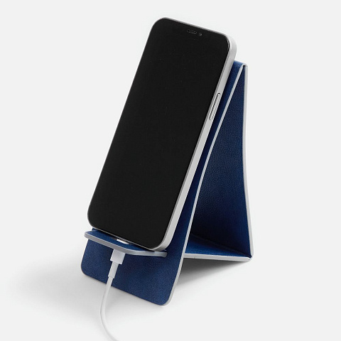 Подставка для телефона Petrus, синяя - рис 3.