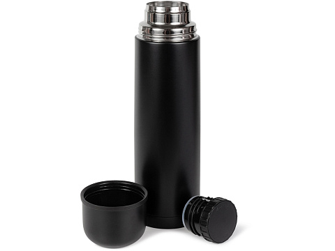 Термос Relaxika 101 (1 литр), черный (без лого) - рис 6.