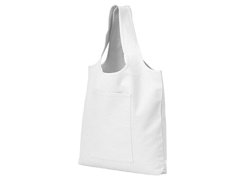 Сумка-шоппер Vest из хлопка 340 г/м2, белый - рис 2.