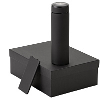 Подарочный набор с термосом и повербанком С1, черный