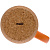 Кружка с пробковой подставкой Corky Walk, оранжевая - миниатюра - рис 5.