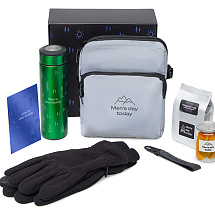 Подарочный набор Re:m. Step  с термосом, перчатками и сумкой