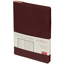 Еженедельник недатированный А5 Concept, бордовый (Р)