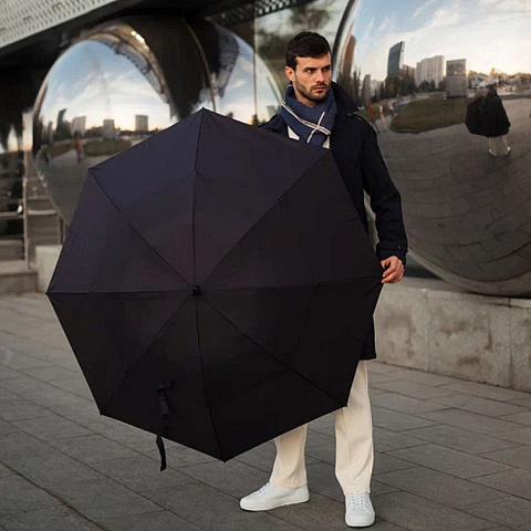 Зонт-трость Executive, черный - рис 8.