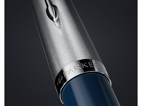 Шариковая ручка Parker 51 CORE MIDNIGHT BLUE CT, стержень: M, цвет чернил: black, в подарочной упаковке. - рис 6.