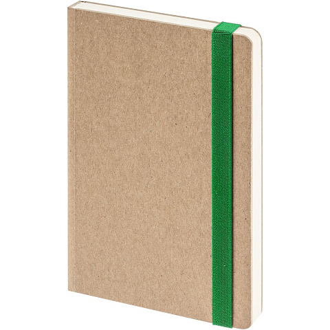 Ежедневник Eco Write Mini, недатированный, с зеленой резинкой - рис 2.