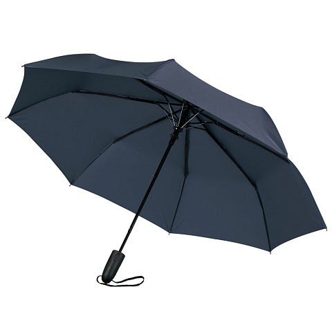 Складной зонт Magic с проявляющимся рисунком, темно-синий - рис 4.