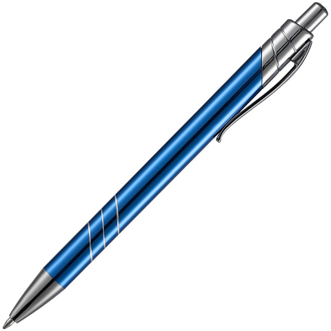Ручка шариковая Underton Metallic, синяя - рис 4.