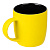 Кружка Surprise Touch Black c покрытием софт-тач, желтая - миниатюра - рис 3.