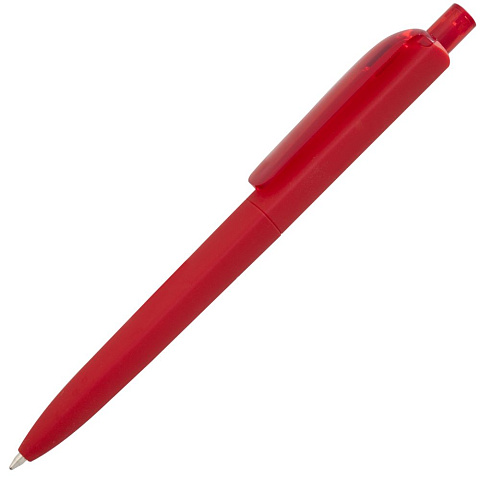 Ручка шариковая Prodir DS8 PRR-Т Soft Touch, красная - рис 2.