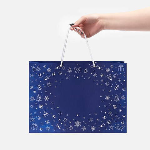 Пакет Snowlace, синий - рис 3.