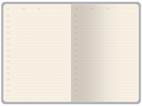 Ежедневник недатированный с магнитным клапаном А5 Venezia, красный - рис 5.