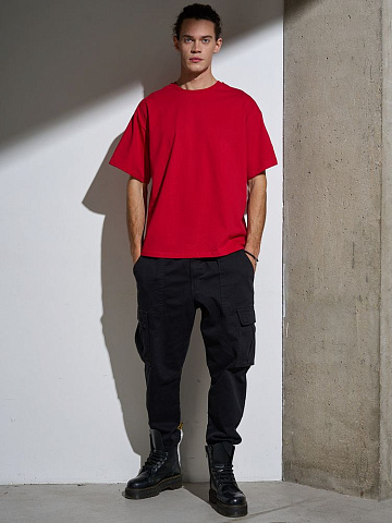 Футболка Oversize Premium, красная - рис 10.