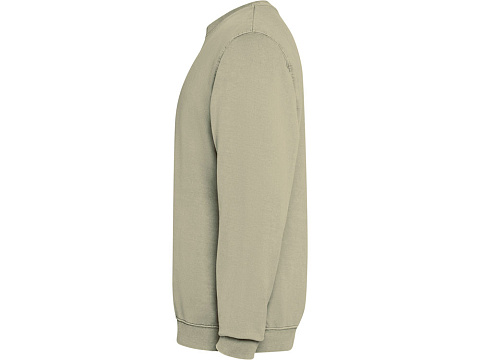 Свитшот Jaya унисекс, светлый хаки выстиранный - рис 3.