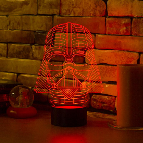 3D лампа Дарт Вейдер - рис 7.
