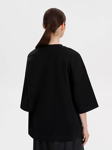 Футболка оверсайз Big Boss, черная - рис 9.